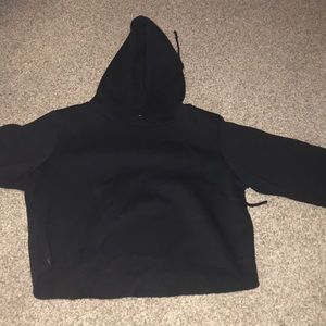 brandy melville black crop sweater